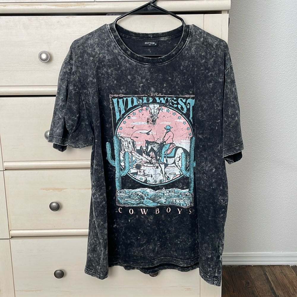 western graphic tee
